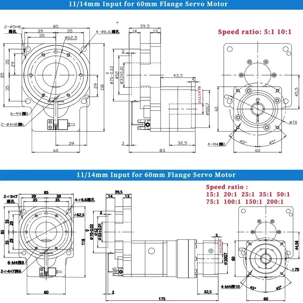 Hollow Rotating Platform Laser Marking Rotary Indexing Plate Ratio 5-200:1 4 Axis/ 5 Axis High Precision For Cutting Tables CNC
