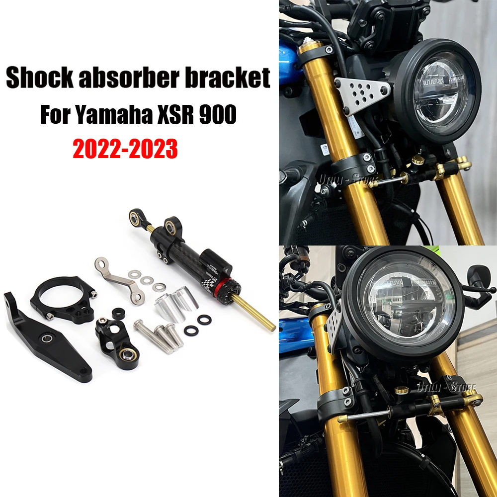 

New XSR900 CNC Steering Stabilize Damper Bracket Mount Motorcycle Accessories For Yamaha XSR 900 xsr900 xsr 900 2022 2023