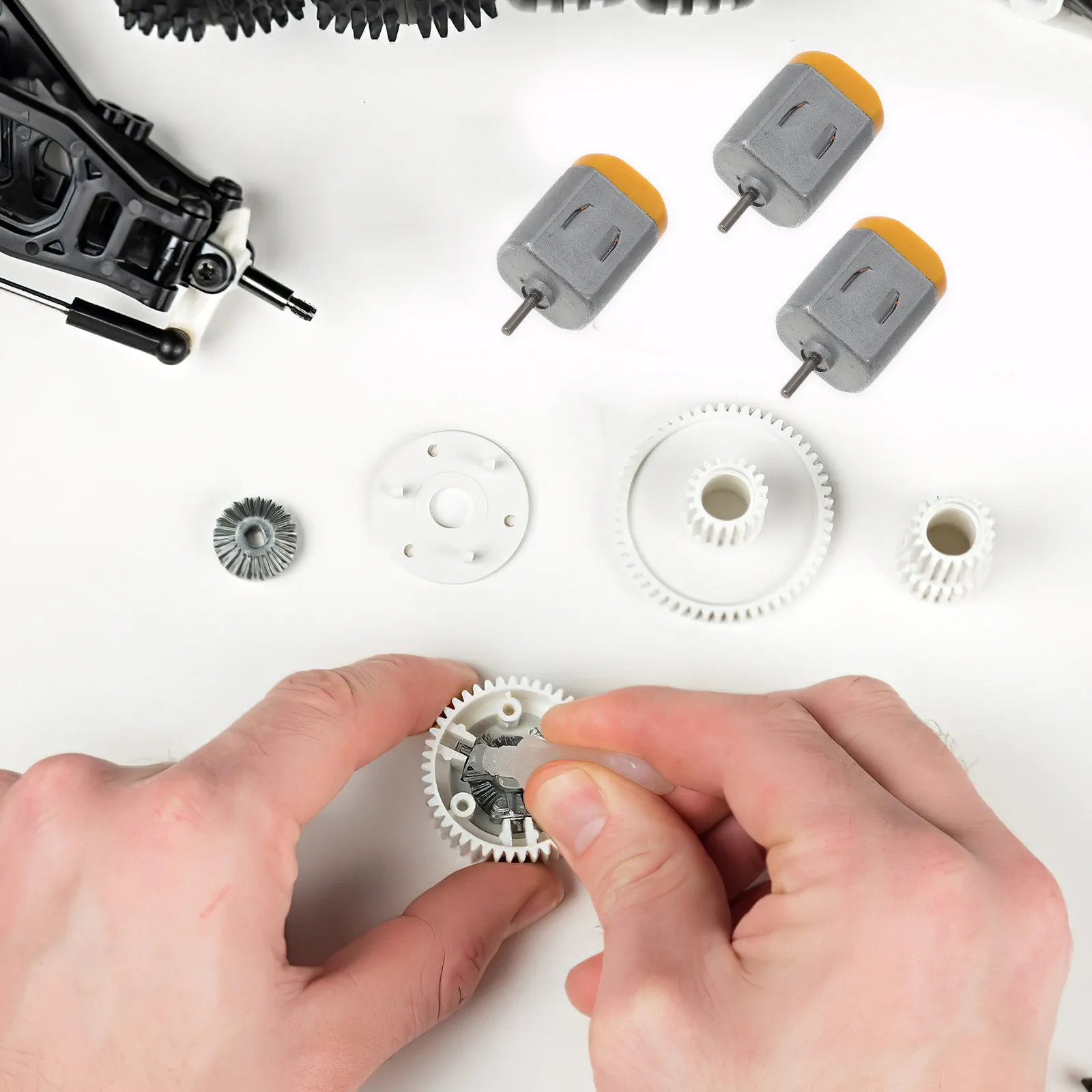 

10Pcs Micro Motor High-Speed Miniature Round Shaft Electric Motor for Rc Boat Car Aircraft DIY Projects Science Experiments