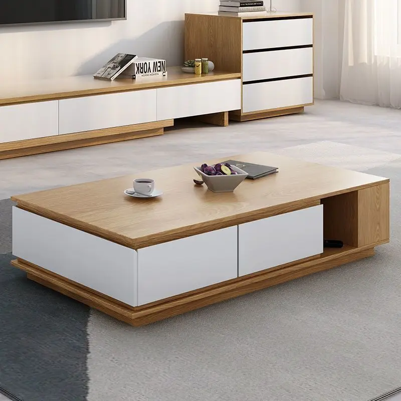 

Многофункциональный телескопический телевизионный шкаф-тумба и журнальный столик для гостиной в современном стиле