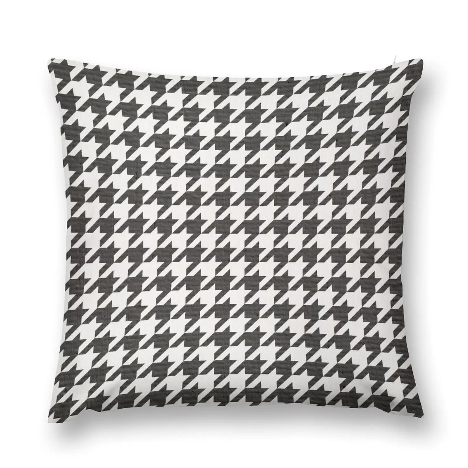 Houndstooth – Black Throw Pillow Bed pillowcases pillow cover luxury pillow