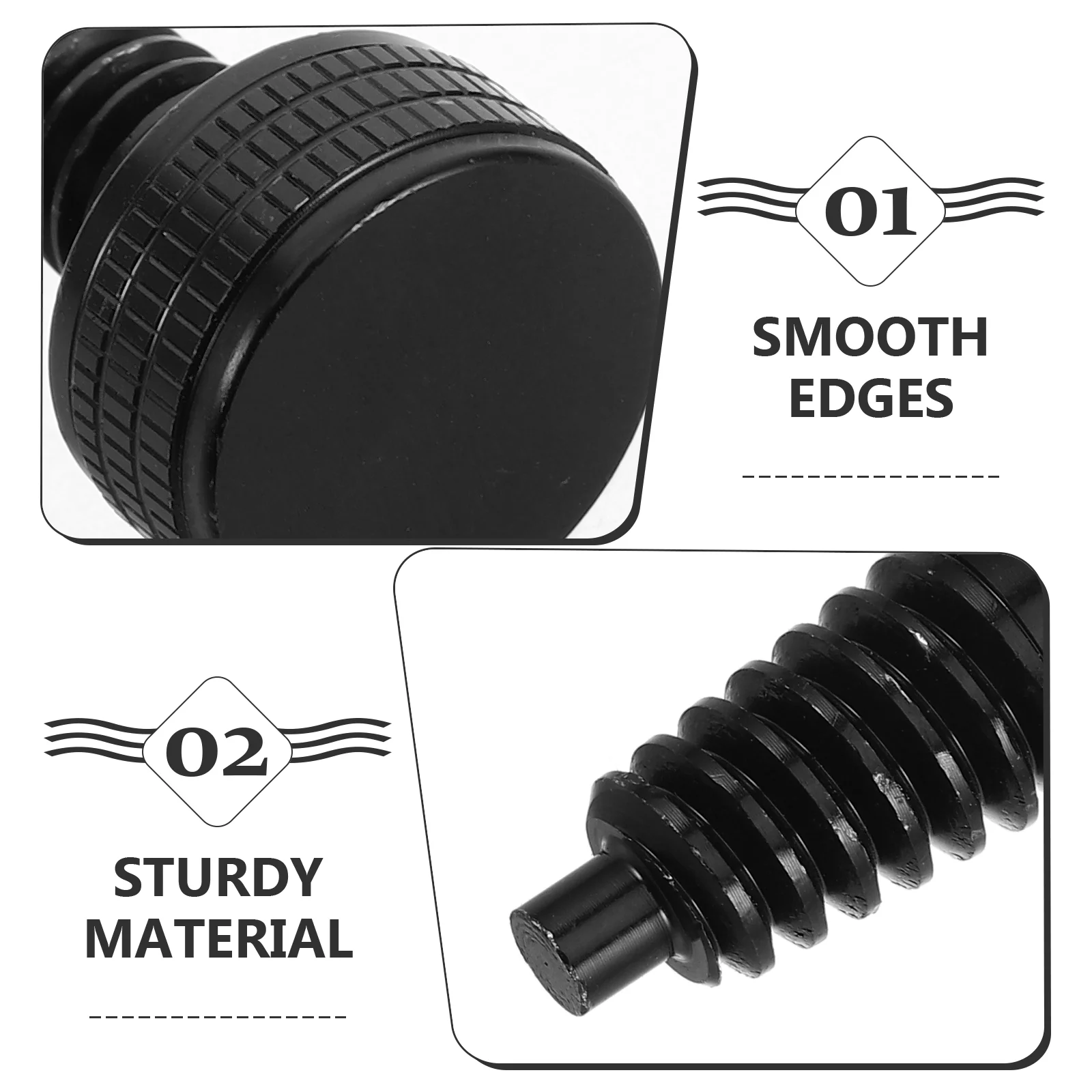 10pcs Billiard Cue Counterweight Screws Metal Easy Installation Pool Cue Joint Protector Tail Cover Accessories