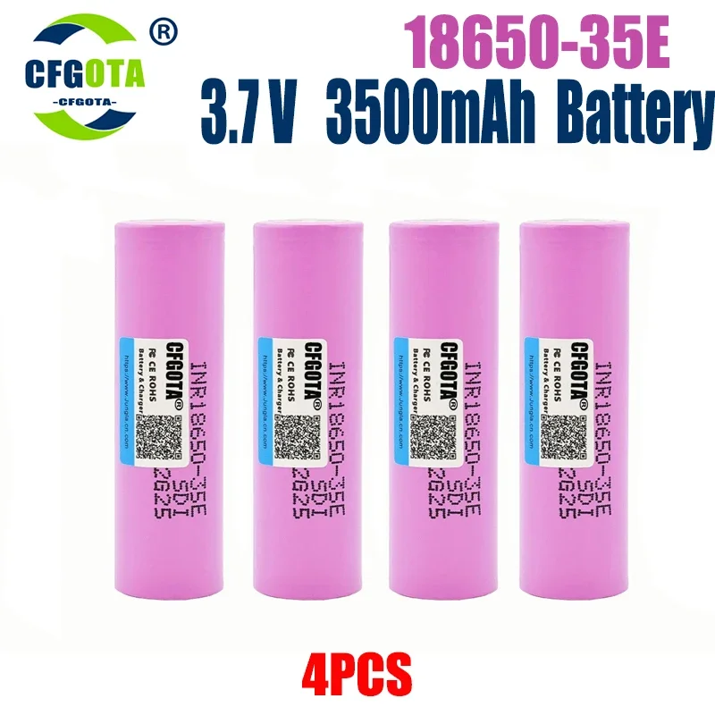 Akumulator 18650 35E 3.7V 3500mAh 18650 akumulator litowo-jonowy 3.7v INR18650-35E akumulator do latarki