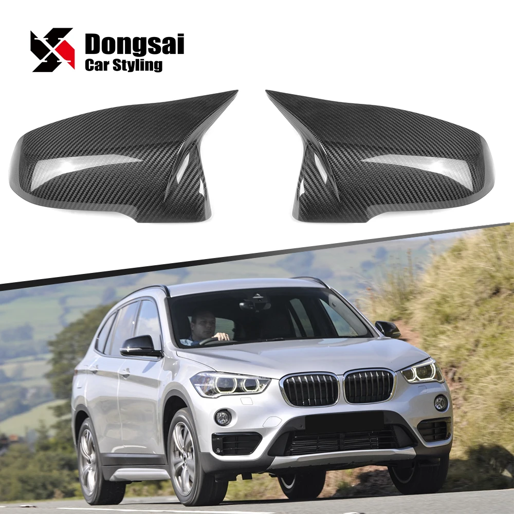 Nice fitment M look dry carbon fiber mirror cover for BMW F39/F48/F49/F52/G29/F40/supra/F44/I3 side  mirror cover