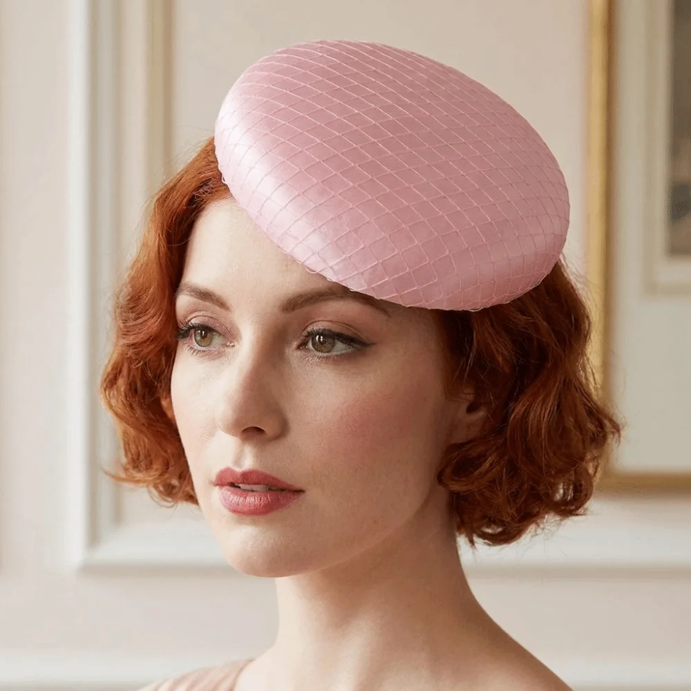 Women'S Accessories In The 1920S - Topi Fascinator Warna Solid dengan Pinggiran