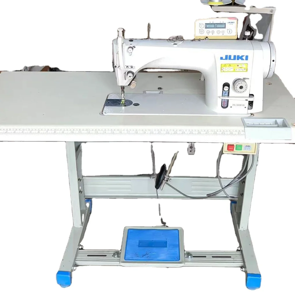 

JUKKI 9000B-SS MEDIUM To HEAVY Lockstitch Straight Stitch Industrial Sewing Machine Used