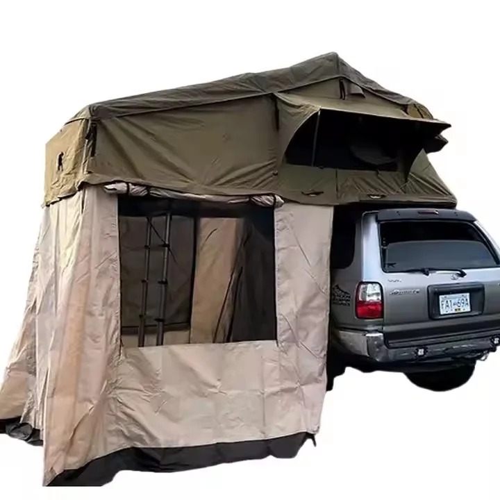 

Family Roof Top Tent Soft Shell Waterproof Quick Fold Car Tent for SUV Outdoor Adventure | Roof Tent 4 Person