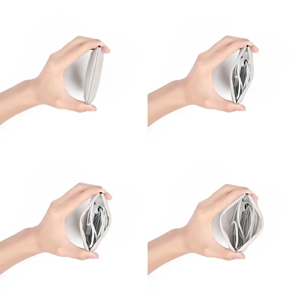 Dust-proof Earphone Storage Bag Waterproof Prevent Scratches Data Cable Organizer Bag Lightweight Protective