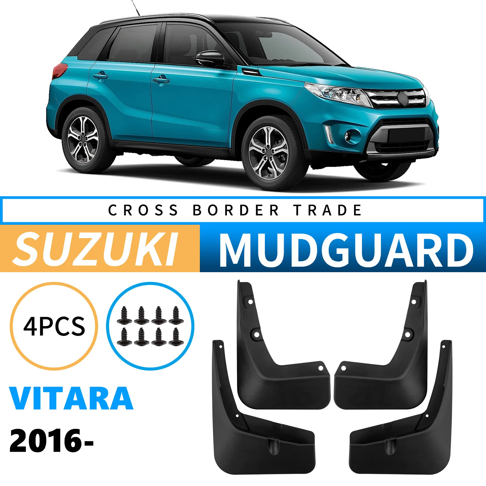 

Vehicle Mud Guards Original Mold Design for Suzuki Vitara 2016-2025 Mudguards for Car Tires and Mudguards