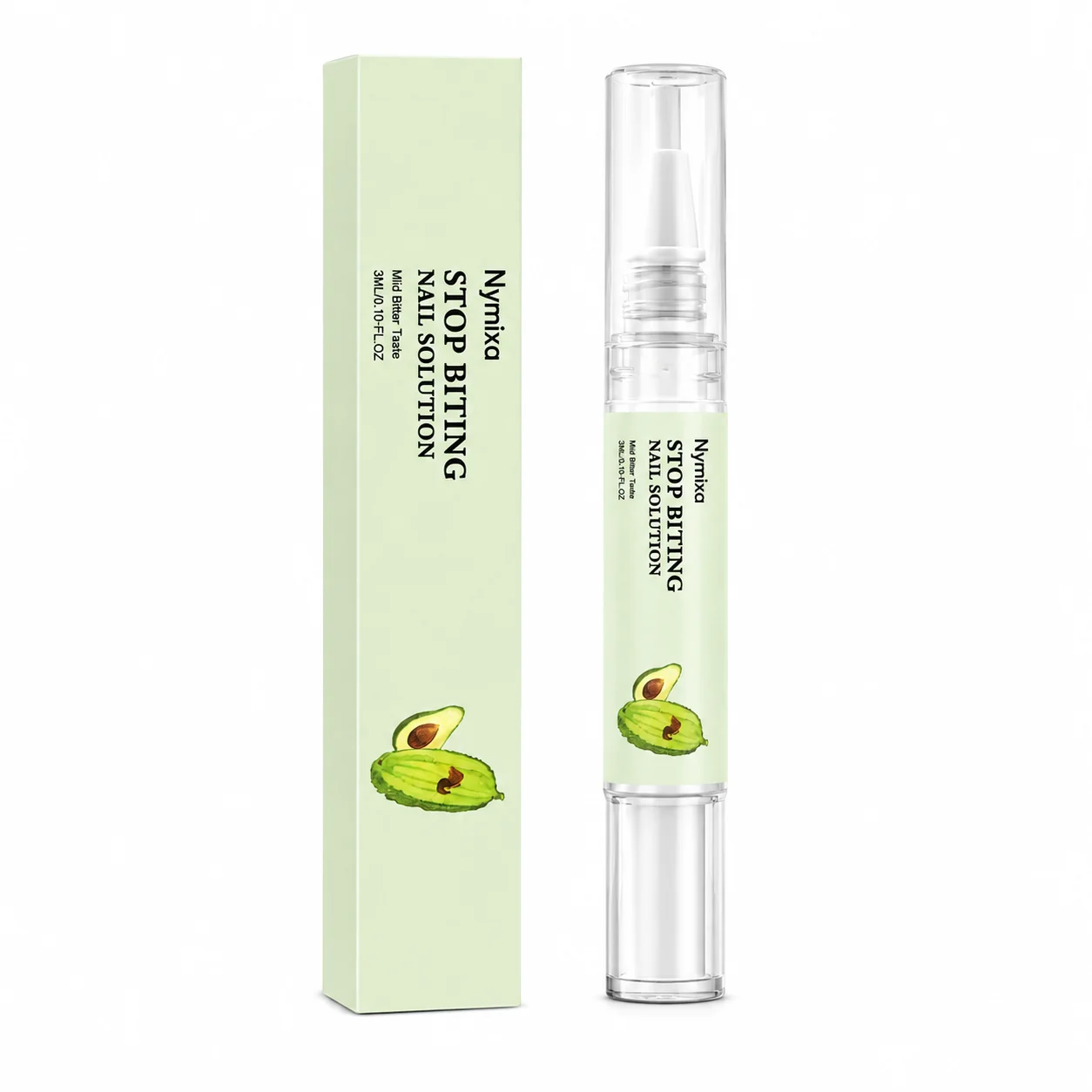 Strong Will Anti-Nail Biting Click Pen Stop Nail Biting Care Nails Improve Nail Biting Behavior Strong Bitter Aquamarine Pen