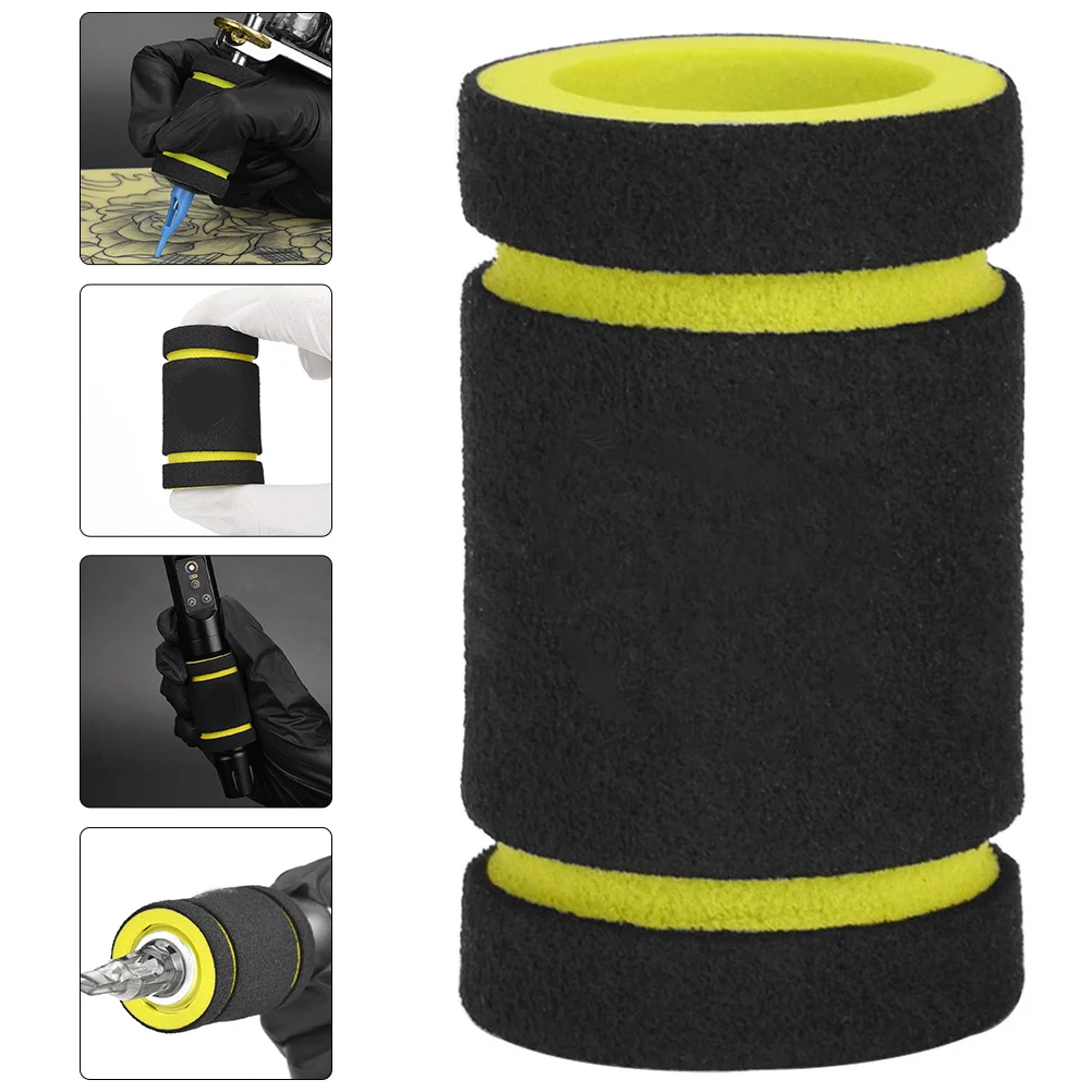 

Tattoo Grip Cover Anti-Slip Thick Sponge Sleeve Comfortable Elastic Protective Handle Cover for Tattoo Artists