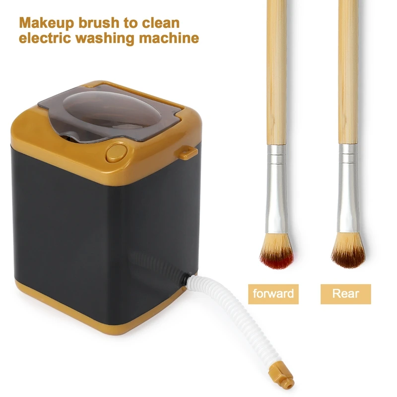 Multifunction Gold Blender Washing Machine Kids Washing Machine Toy Beauty Sponge Brushes Makeup Brush Cleaning Electric Washer