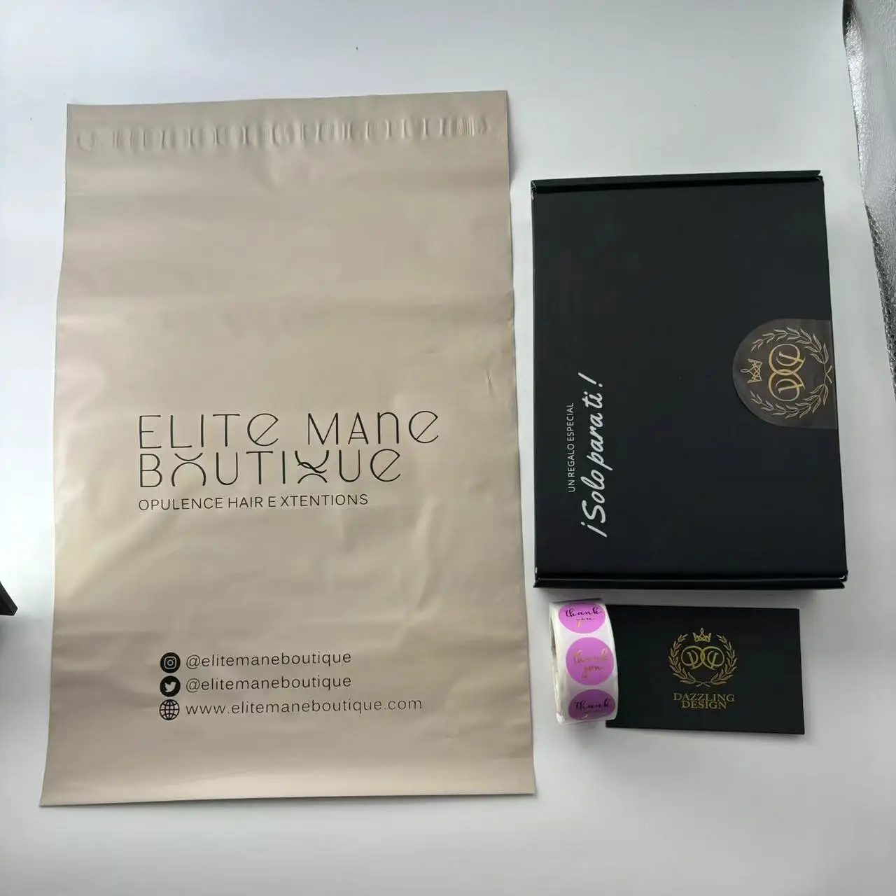 50 / 100 / 200 pcs Custom Logo Printed Biodegradable Compostable Plastic Poly Mailer Shipping Bags Nude Black Mailing Bags