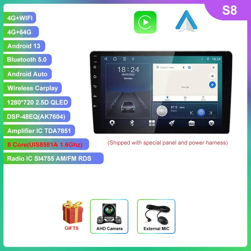 8 Core 4G DSP WIFI BT RDS Carplay IPS Scherm Autoradio Gps Stereo Android Radio Auto Multimedia Speler voor Mazda Demio 2002 ~ 2007