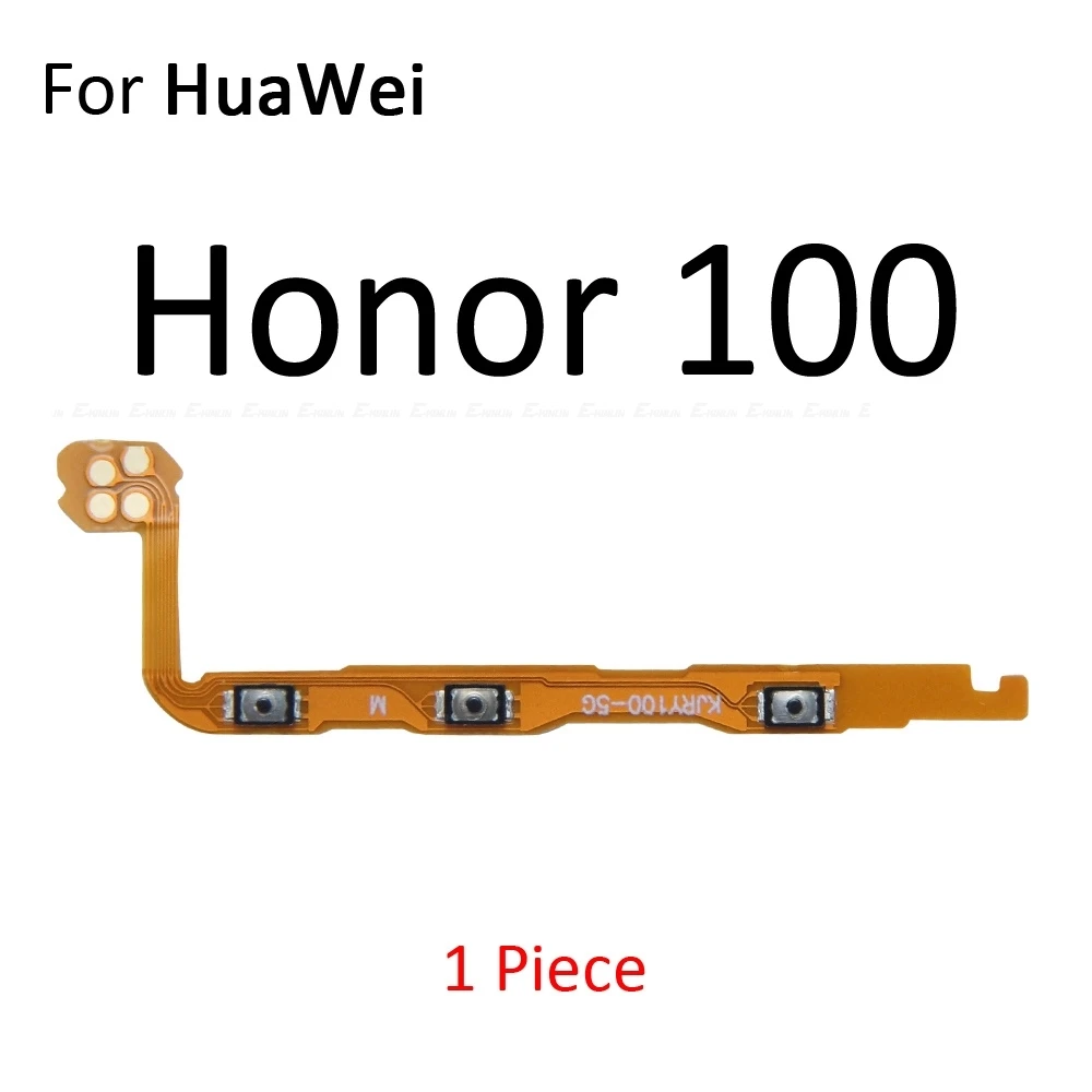 حجم زر الطاقة التبديل على إيقاف مفتاح الشريط الكابلات المرنة لهواوي الشرف 100 200 80 90 برو شقة لايت GT SE الذكية