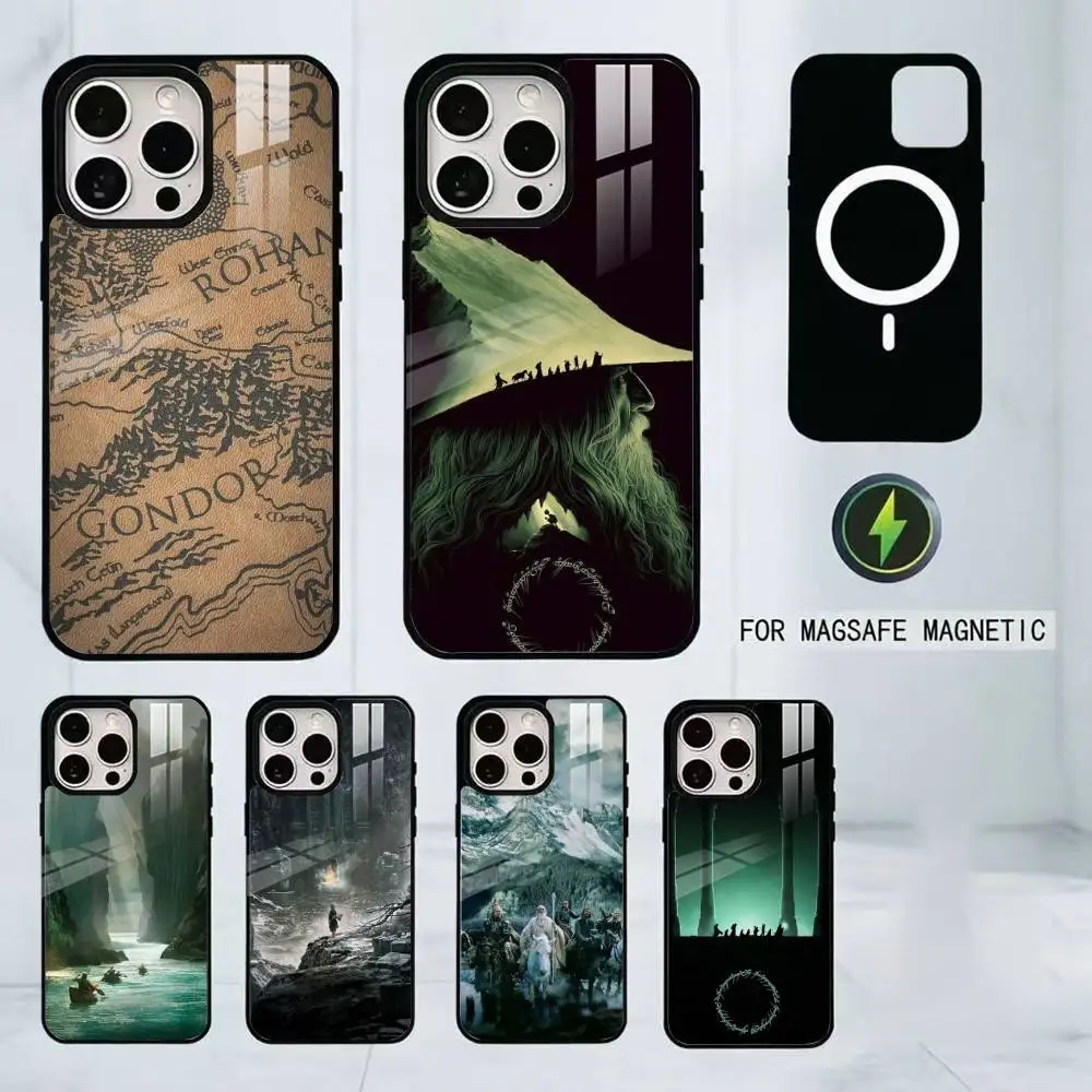 

The Lord of the R-Rings Phone Case For iPhone17,16,15,14,13,12,11 Plus,Pro Magnetic with Magsafe Wireless Charging