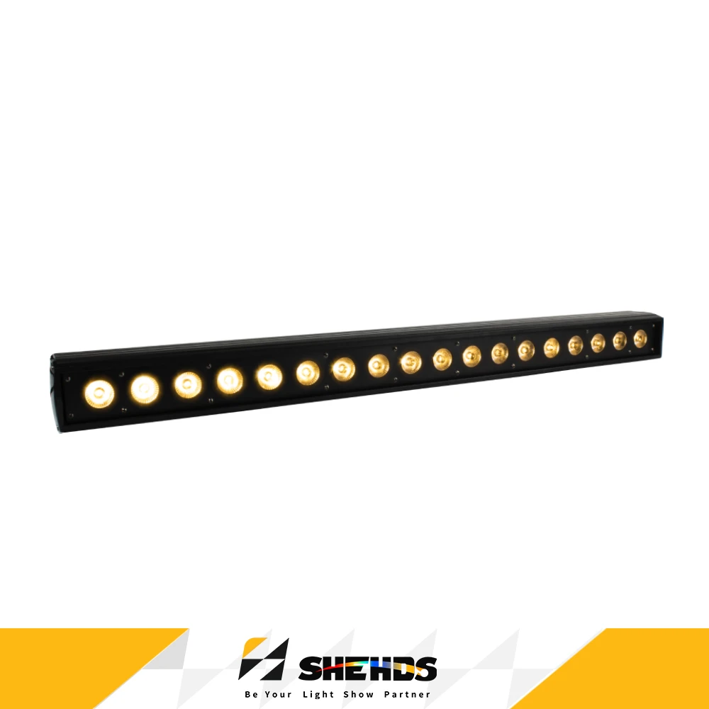 SHEHDS 18x18 واط RGBWA + UV 6IN1 ضوء وحدة إضاءة LED جداريّة غسل ضوء DMX عمود إضاءة Led غسل ضوء المرحلة لمرحلة التلفزيون استوديو الزفاف الكنيسة المرحلة #1