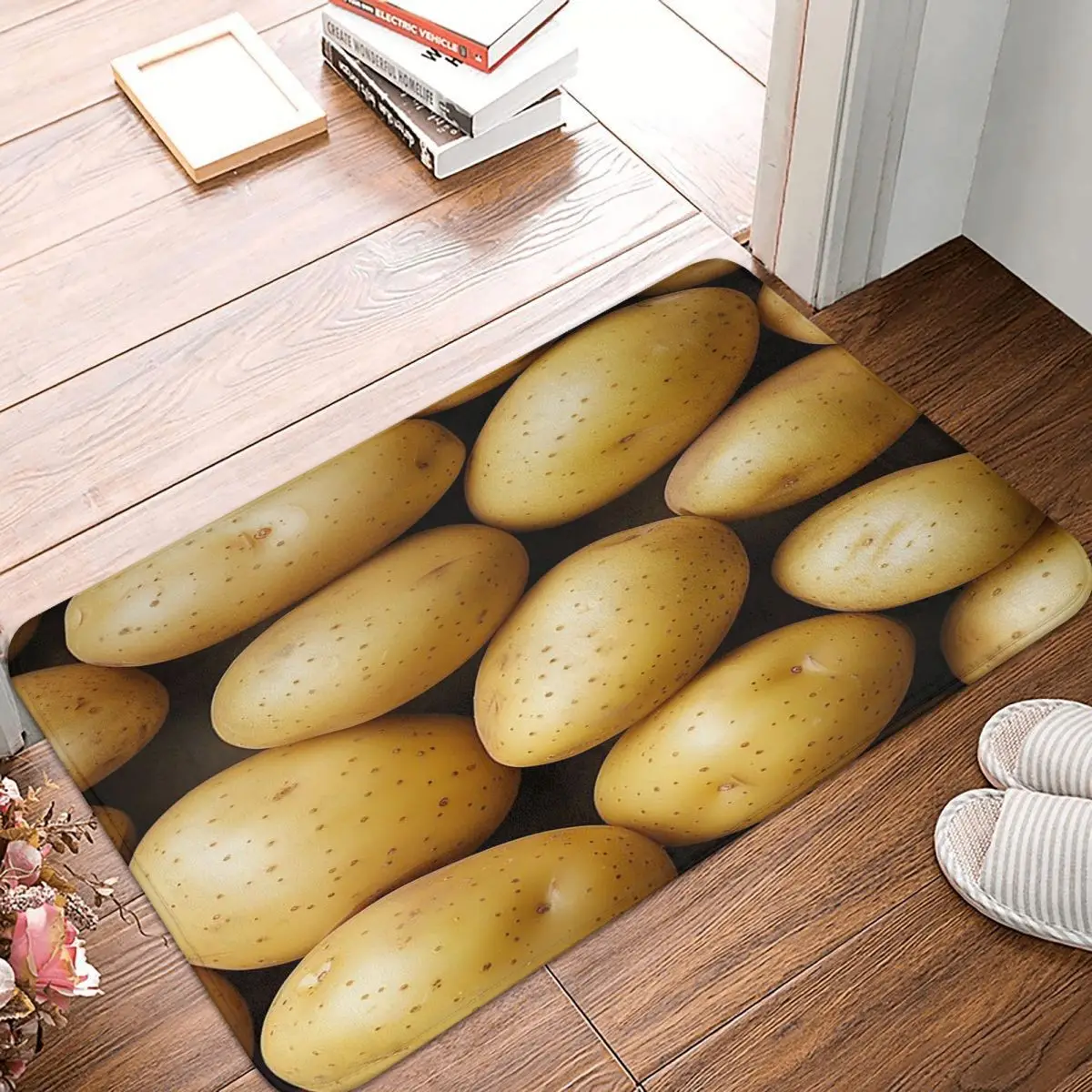 I Don't Know I'm Just A Potato Potato Lover Gift Doormat Kitchen Entrance Home Floor Mat Non-slip Carpet Rug for Balcony Footpad