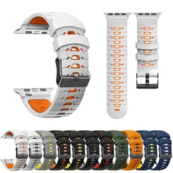 Correa De Silicona Para Apple Watch Series 3, 4, 5, 6, SE, 7, 8, 9, IWatch, 38mm, 40mm, 41mm, 42mm, 44mm, 45mm, 49mm