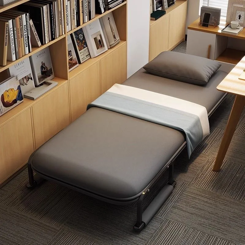Folding sofa bed small apartment dual-purpose living room single leisure sofa chair lunch break bed lazy balcony multi-functio