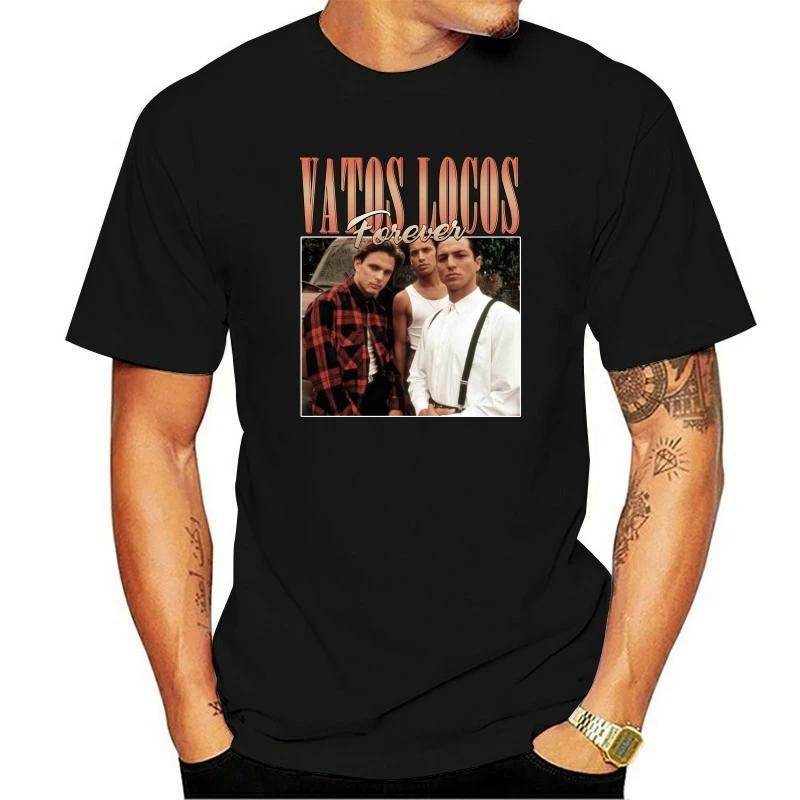 

Vatos Locos Forever T Shirt Vatos Locos Forever Blood In Blood Out 1993 Movies Retro Vintage T shirt EN053