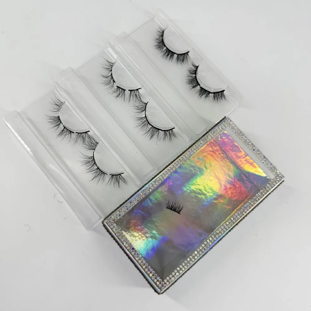 クラスターまつげ卸売ラッシュクラスタープライベートラベルバンドセグメントまつげDIYラッシュミンクまつげ