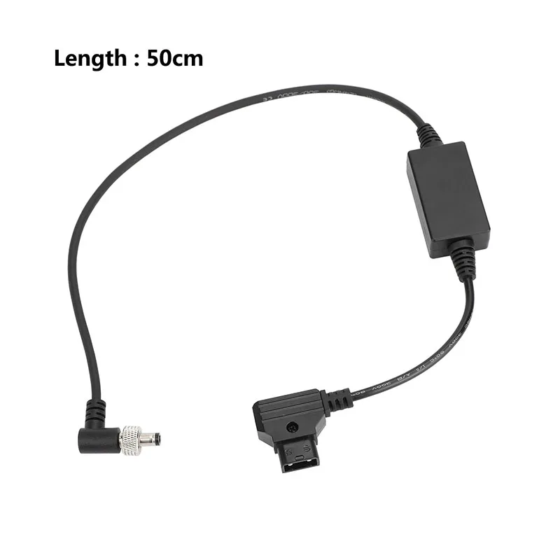 CAMVATE D-Tap для блокировки прямоугольного кабеля постоянного тока 2,5 мм, выходной шнур питания 12 В (19,68 дюйма) для силовых видеоустройств, мониторов, подсветки