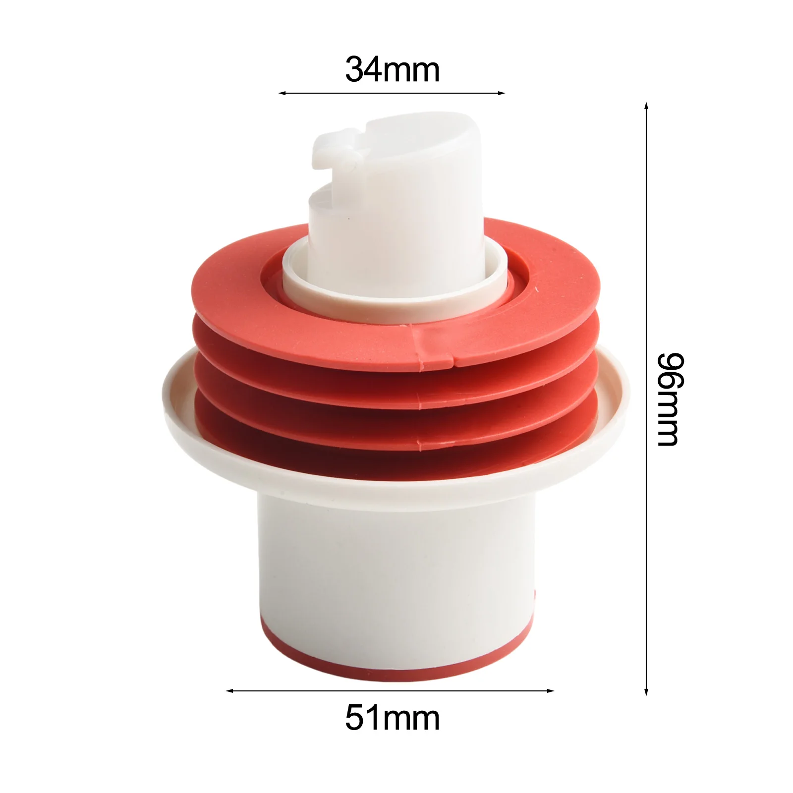 5075mm Tube Proof ABS Sewer Pipe with Sealing Valve and Backflow Prevention for Kitchen Basin and Bathroom Drain Applications