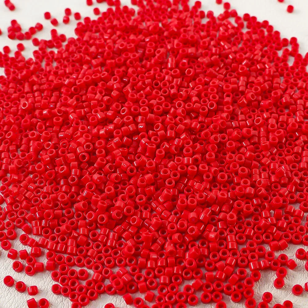 Japanische importierte einfarbige Miyuki Delica Rocailles-Schmuckperlen, geeignet für alle Arten von DIY-Handarbeiten, 10g – Detail 10
