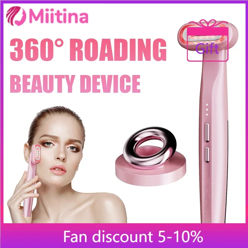 

New beauty device to lighten dark circles EMS micro current hot compress electric eye beauty device eye massage device skincare