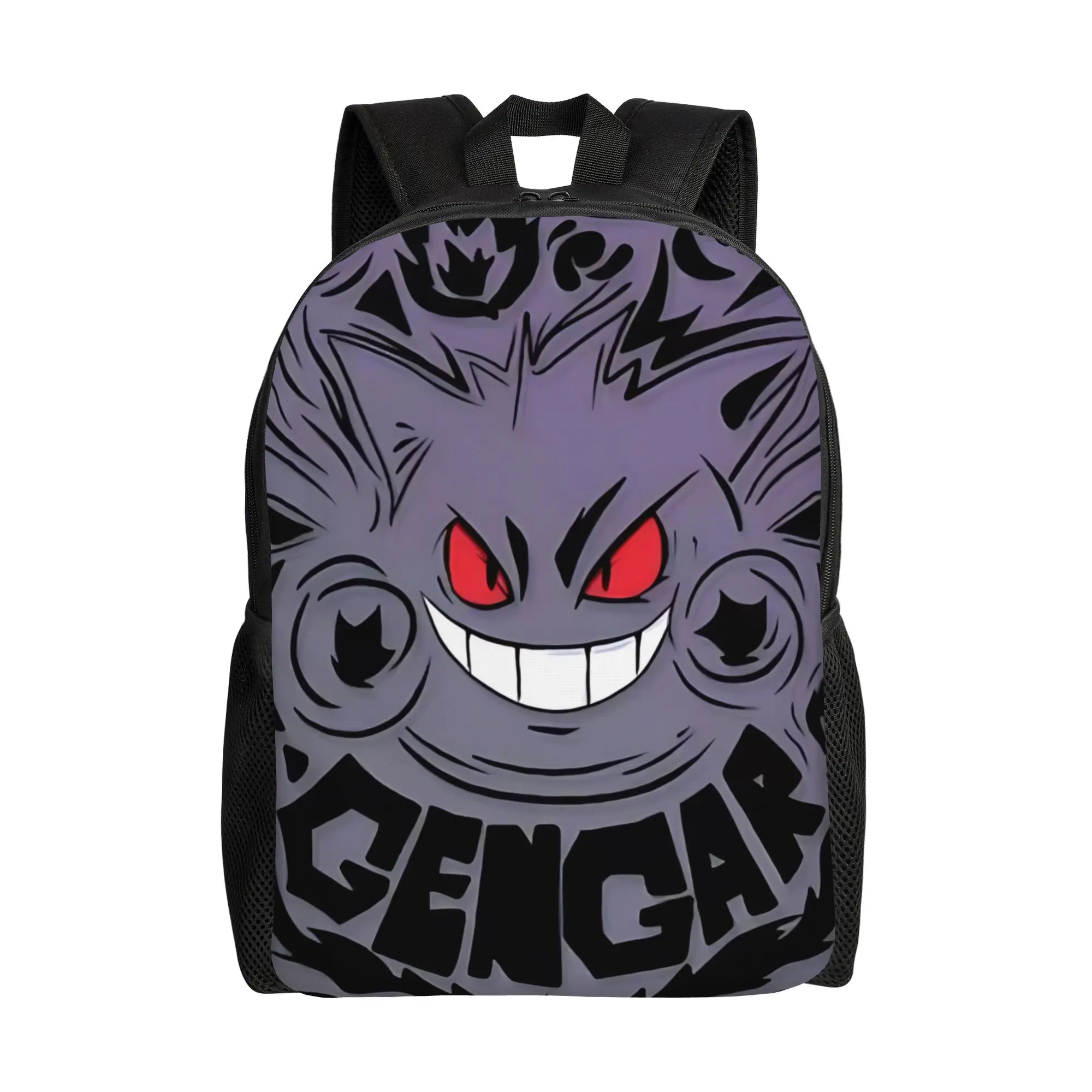 

1PC Fashion Backpacks gengar Pokemon Daypack funko Dual-Use Hiking Retro Washable Rucksack