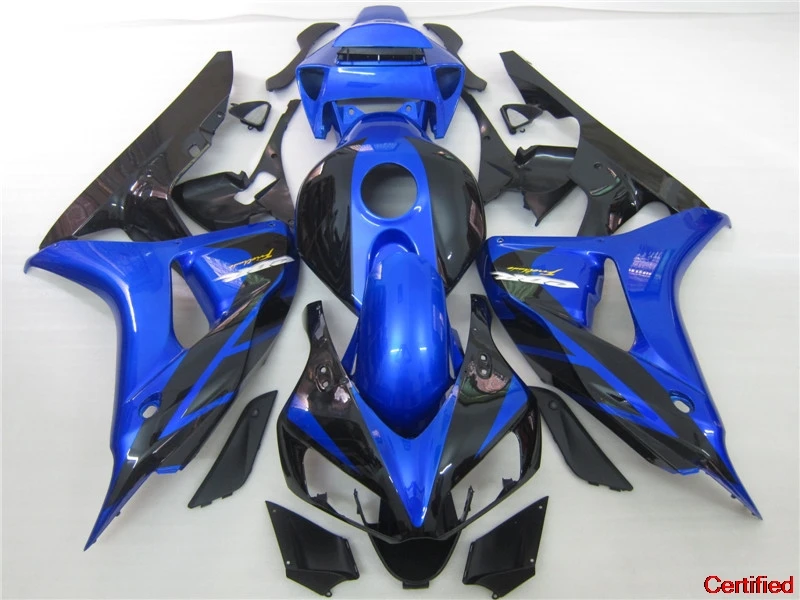 

Injection Fairing Kit For Honda CBR1000RR 2006 2007 Blue Black Fairings Set CBR 1000RR 06 07 OT08