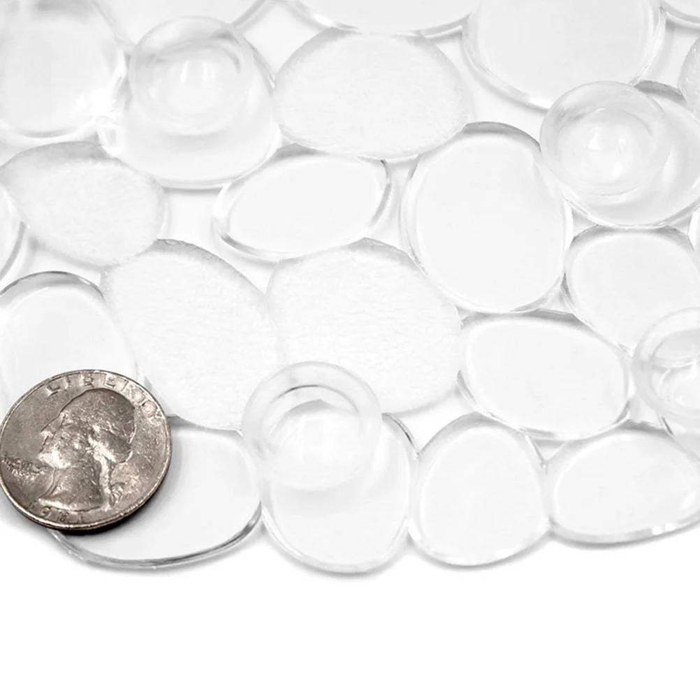 

Anti-Slip Bathroom Mat Transparent Concave Convex Non-Skid Pvc Floor Cushion For Shower Bathtub Foot Pad