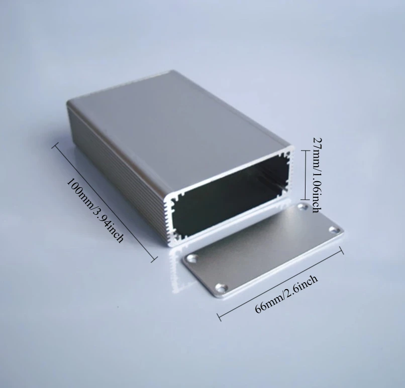 66x27 wiring aluminum box aluminum alloy profile circuit board enclosure instrument panel chassis housing 8003