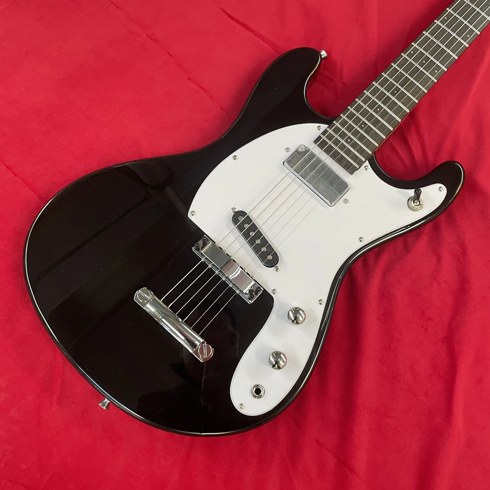 Black White Electric Guitar high-quality hardware, smooth frets, stable tuning, comfortable neck, balanced tone