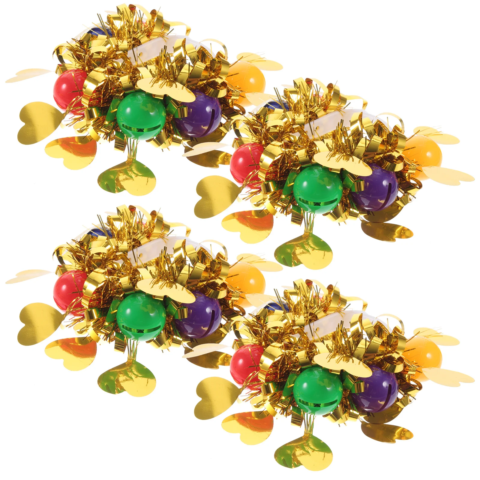 4 قطع مشرق الترتر التشجيع الأساور أداء المعصم زهرة سوار جرس الرقص مرحلة ديكور أساور المعصم #1