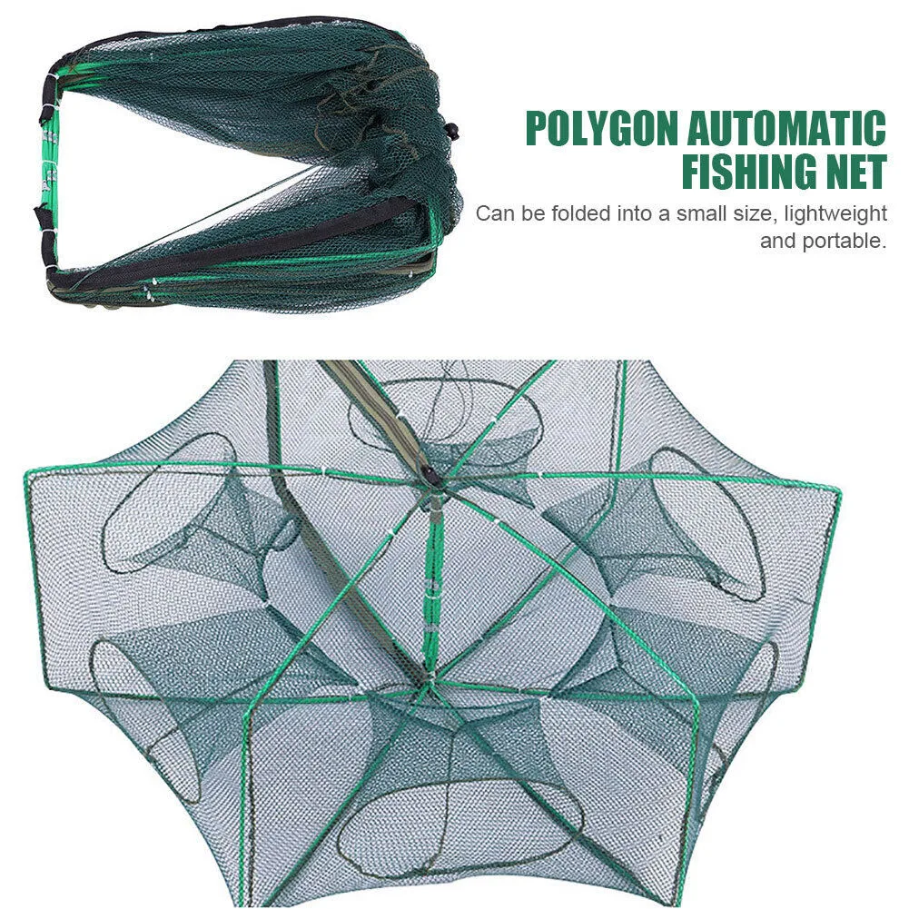 Foldable Fishing Bait Trap Portable Cast Net Dip Cage For Fish Crab Crawfish Crayfish Crawdad Shrimp Lobster Eels Dropship