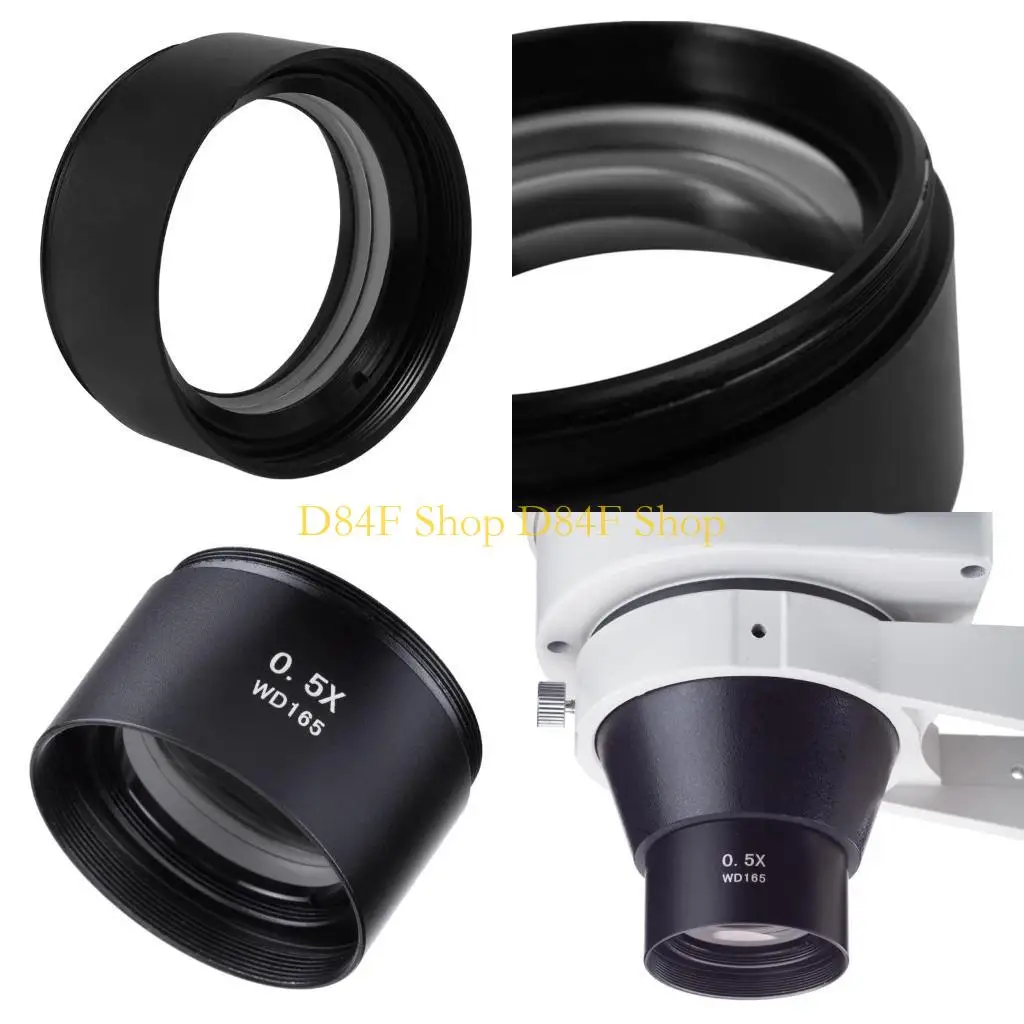 Objectif auxiliaire Barlow D84F 0,5X pour Microscope stéréo 1-7/8 "WD165