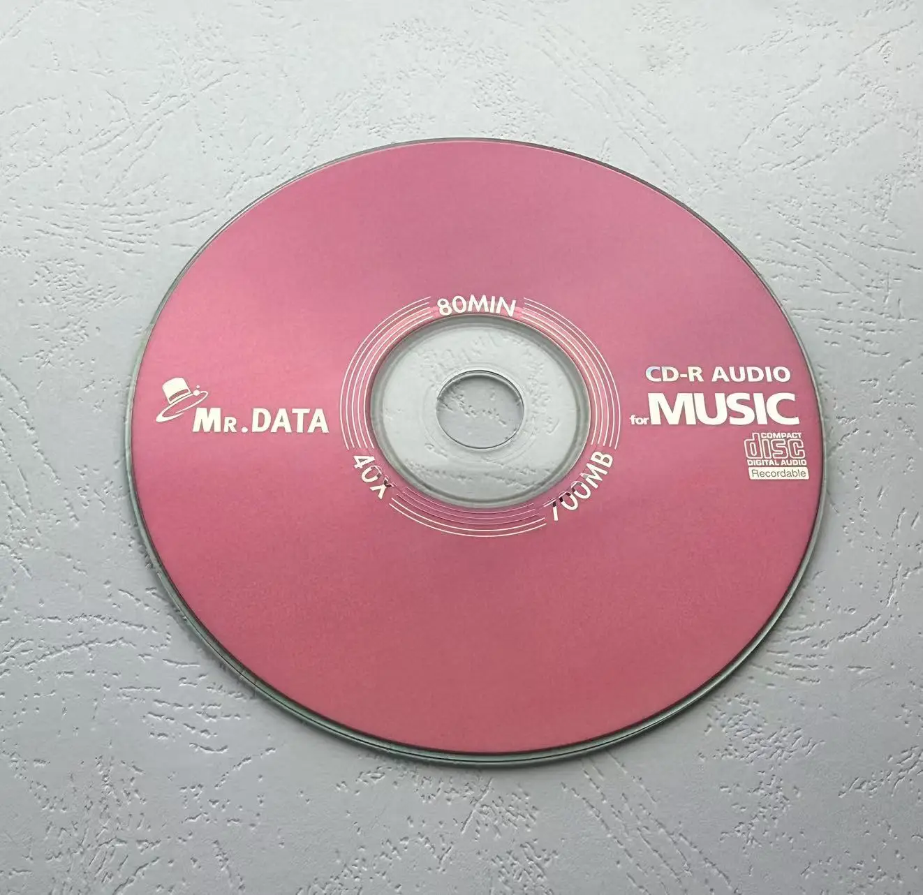 Wholesale 5 Discs A+ Data Blank CD-R Audio Music 40x 700MB CD-R