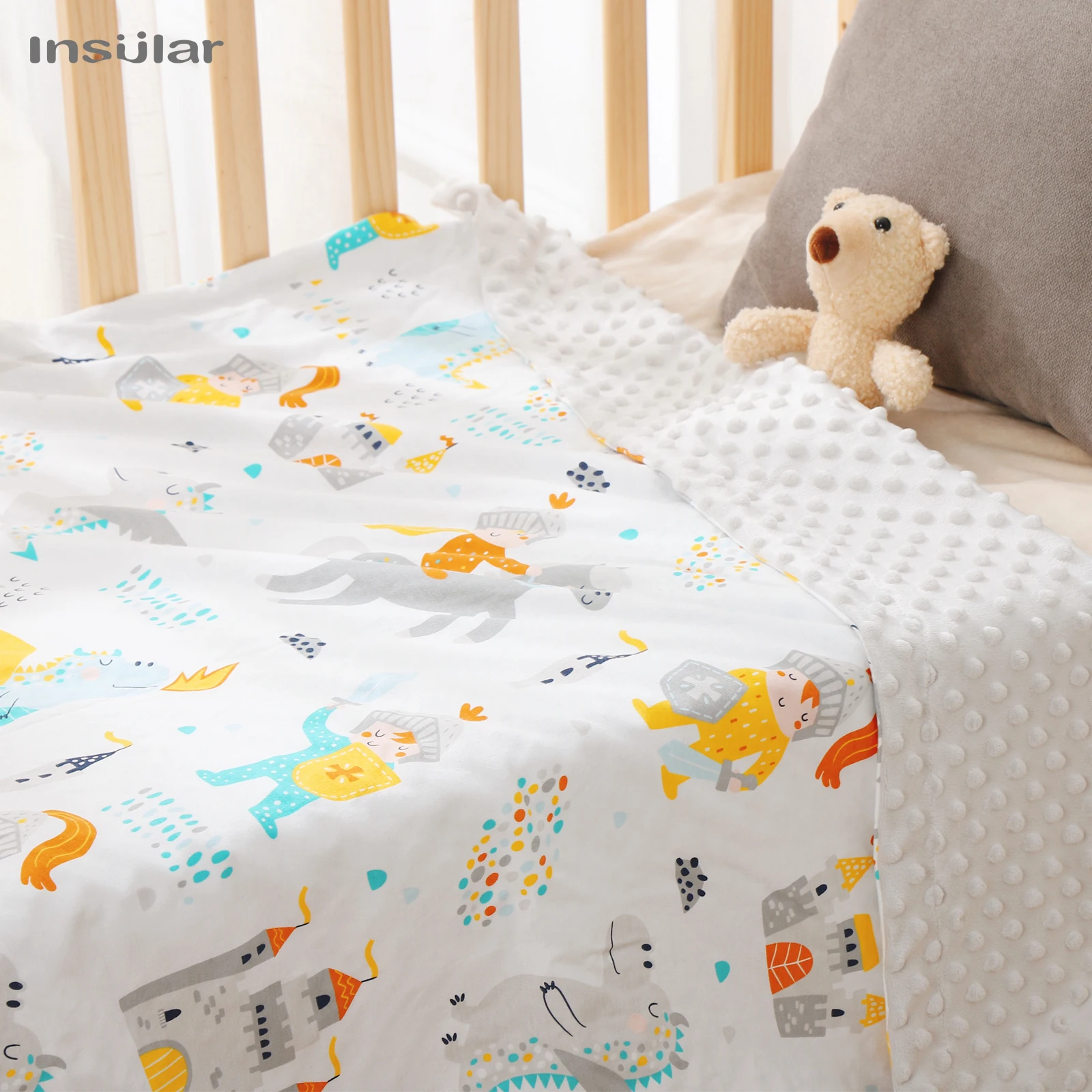 

Детское мягкое одеяло для новорожденных