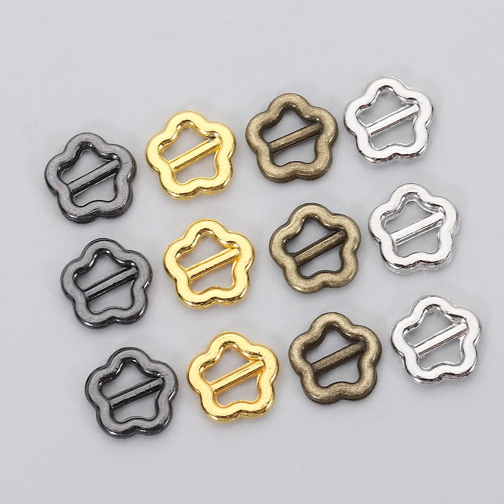 100pcs New Newest Tri-glide Belt Buckle 3mm Ultra-small Bags Buckles Mini DIY Small Strap Buckles Buttons Shoes Accessories