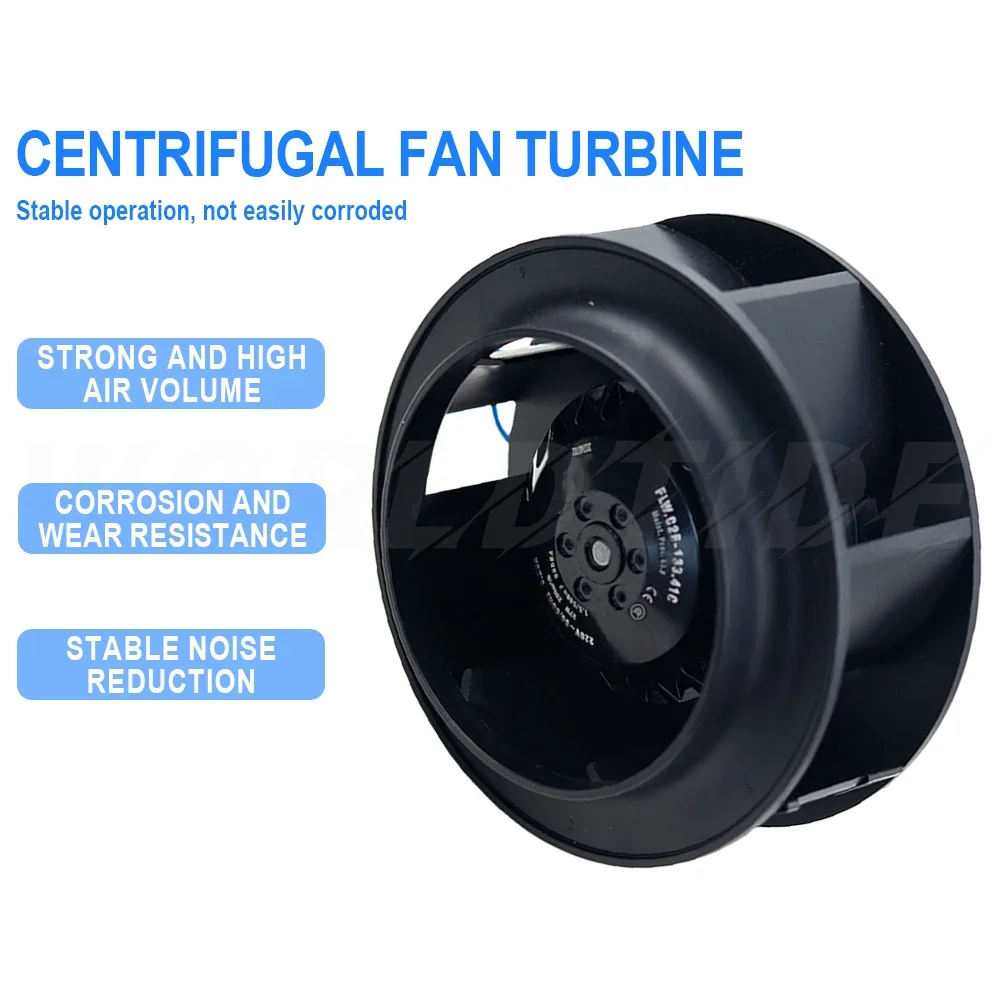 Imagem -03 - Ventilador Centrífugo de Turbina de Vórtice 60w 220v Flw133 2450rpm Purificador de ar de Tubulação Turbo Ventilador de Jato de Turbina