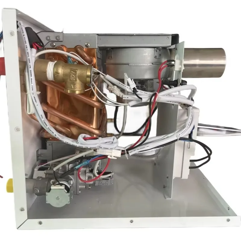 سخان مياه مدمج 12 فولت 8 لتر غاز البترول المسال، 56,000 وحدة حرارية بريطانية 2.4 GPM نظام دقيق للتخييم RV والخارج على الشبكة