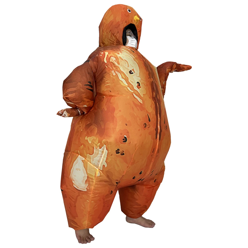 

SAYGO Inflatable Thanksgiving Turkey Mascot Costume Roast Turkey Cosplay Funny Suit Costume Adult Festival Carnival Costume