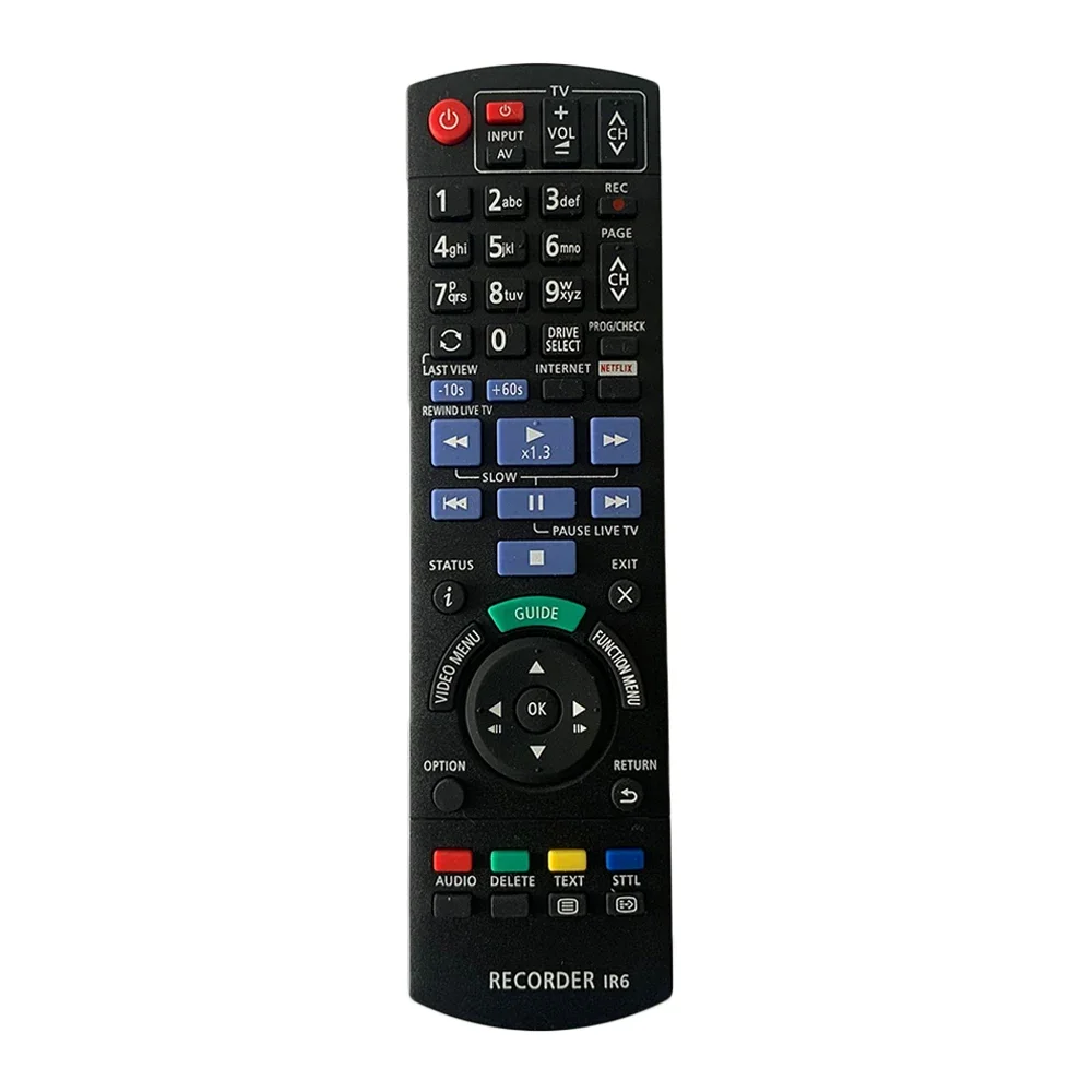 DMR-HWT260 DMR-HWT260GN Remote Control For Panasonic Blu-ray 3D Disc DVD Player and HDD Recorder