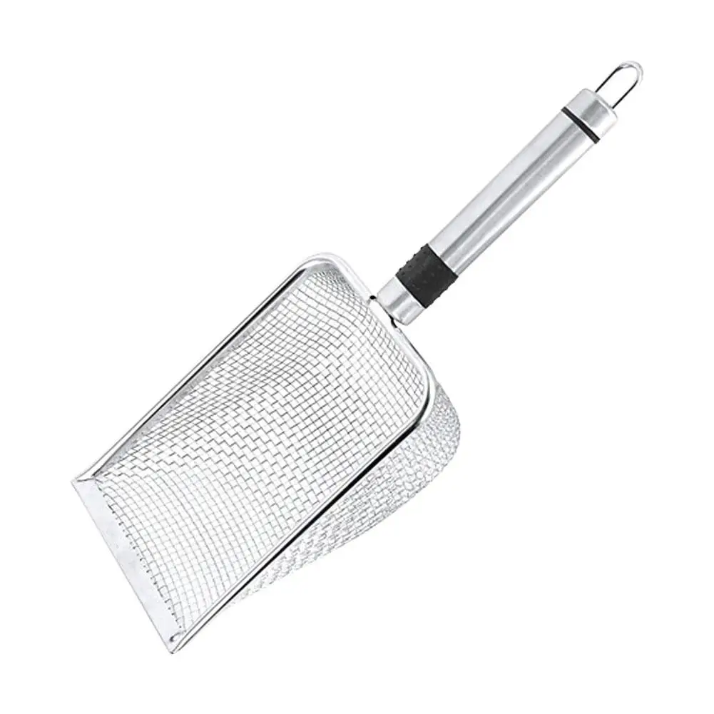 Pet Cleaning Tool Metal Aluminum Alloy Cat Litter Scoop Handle Pet Shovel Steel Stainless Poop K3P1