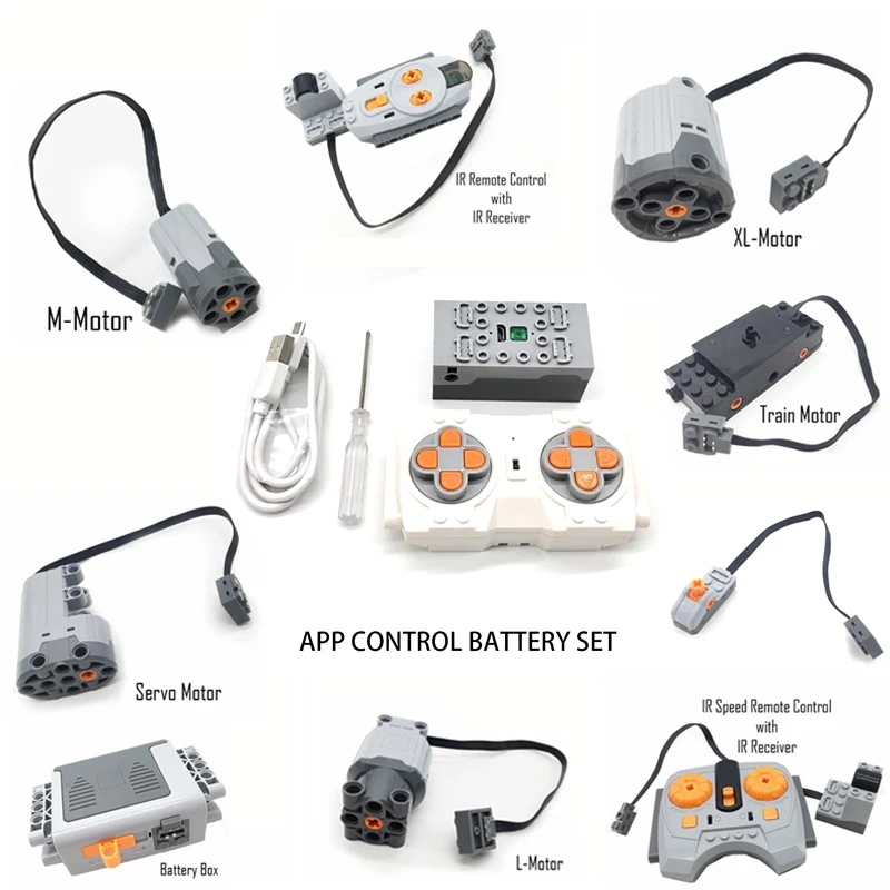 Ziegel Spielzeug pf Teile 8293 8883 moc High-Tech m xl l Motor Servo Power Funktionen Motor Multi Tool Modell kompatibel mit Lego – Detail 1