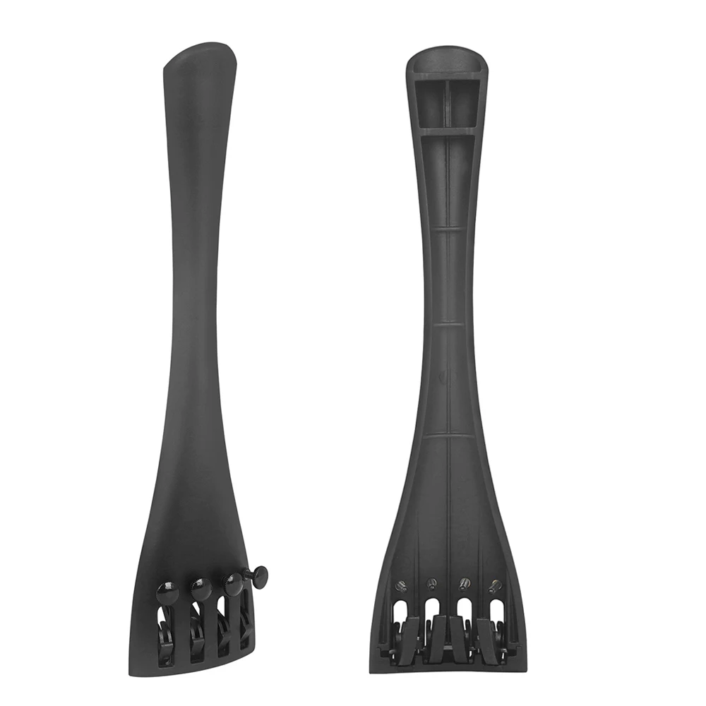 IRIN 4/4 Cello Tailpiece Cello Carbon Fiber String Plate with Adjustable Four Fine Tuners String Instruments Accessory Parts