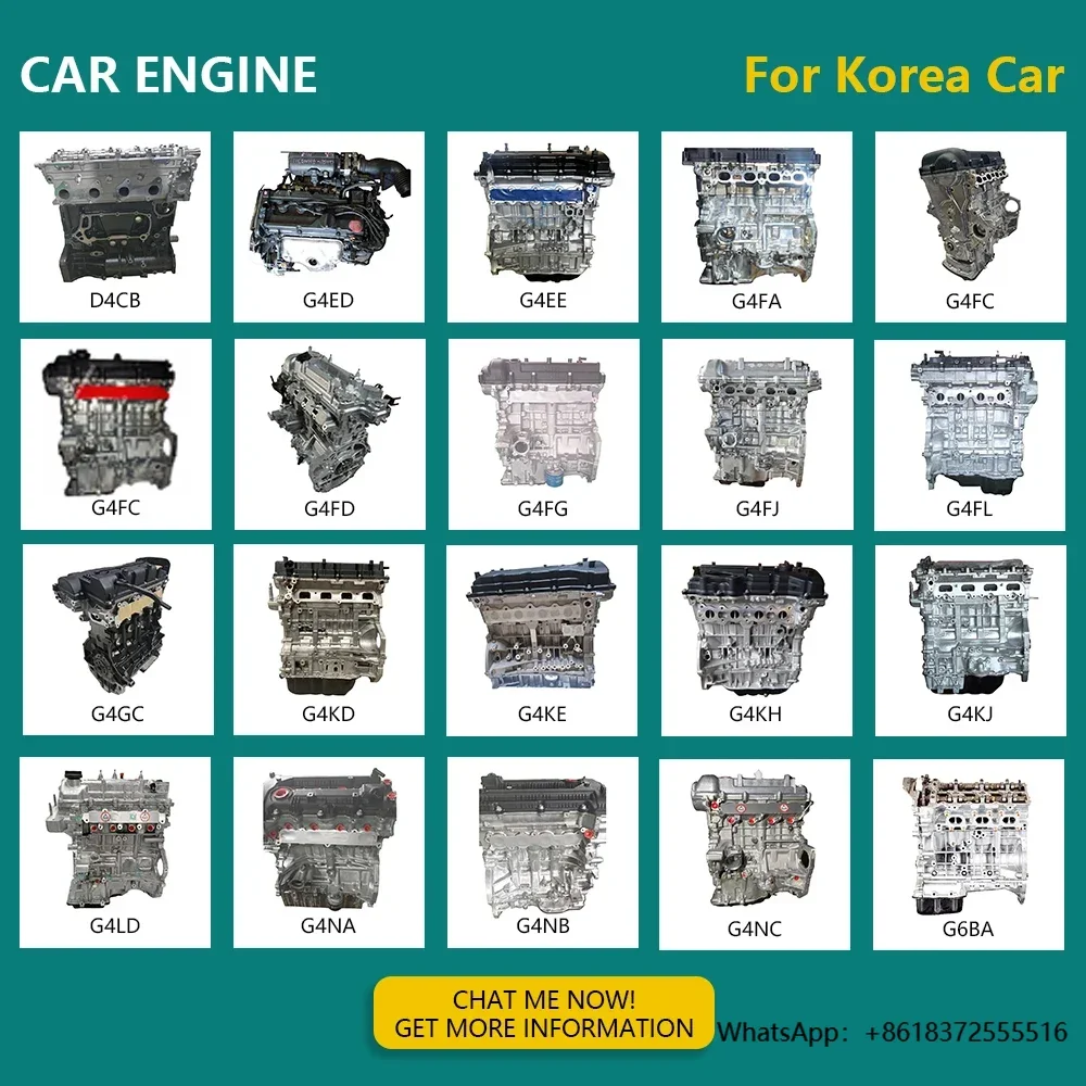 

X для двигателя Hyuni I10 Kia Sorento Engine G4LA G4FD G4FG G4GC G4NA G4KG G4EE D4BB D4BH D4CB G4LC G4FA G4KJ G4KE G4FC
