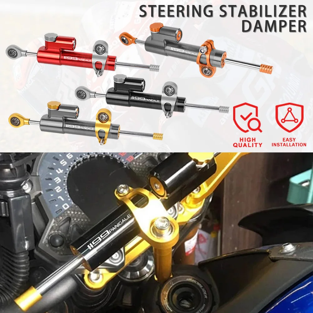 

For Ducati 1199 Panigale/S/TRicoloR 1199Panigale 2012-2015 2013 2014 Universal Motorcycle Adjustable Steering Damper Stabilizer